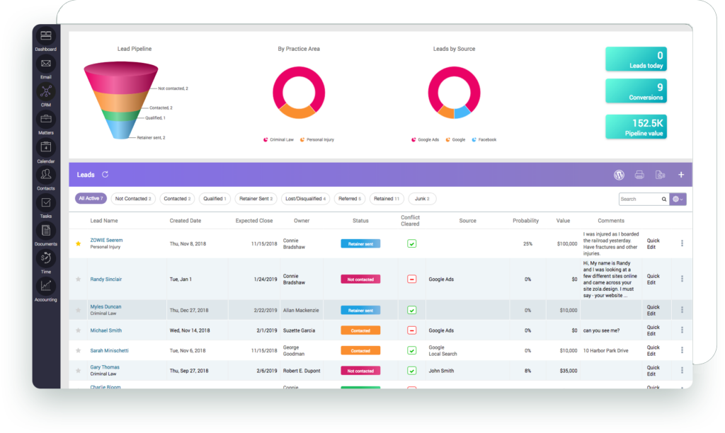 CRM and prospect management