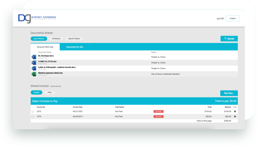 Secure Client Portal