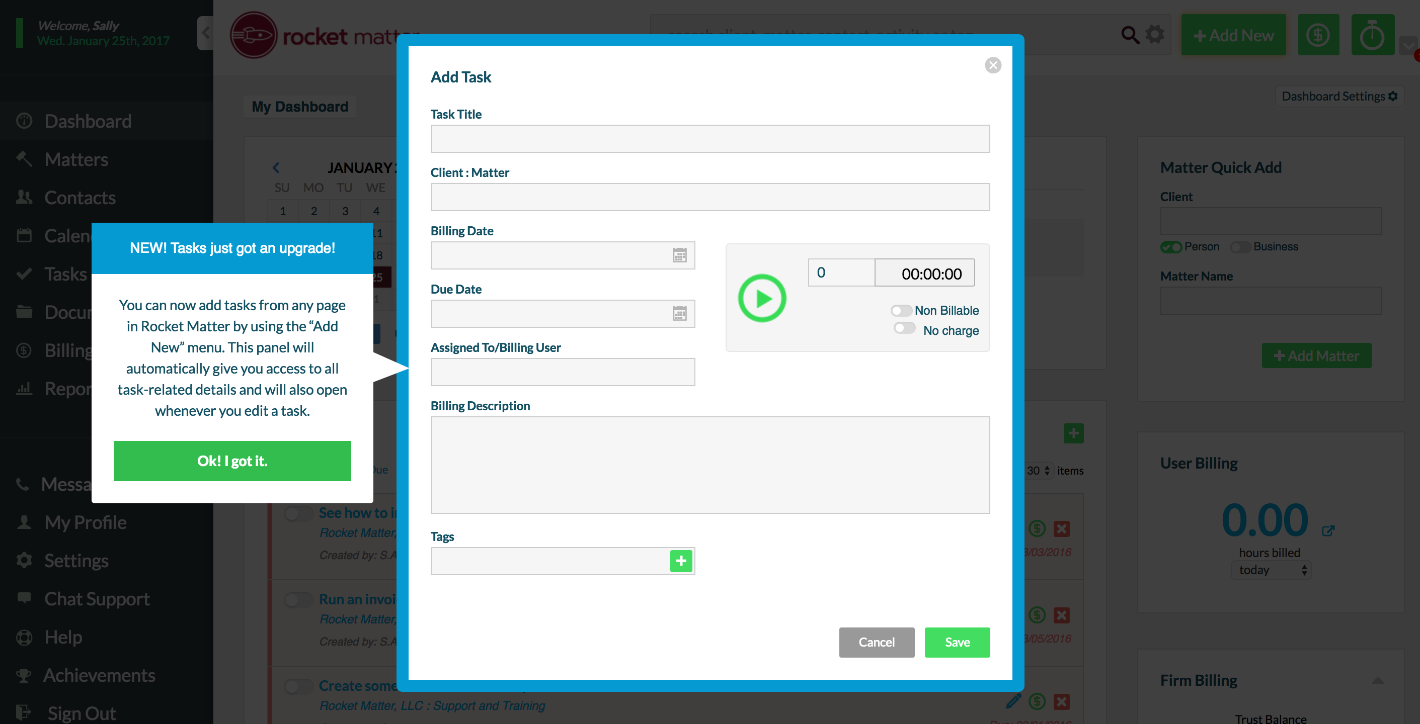 The fasted legal billing platform on the planet