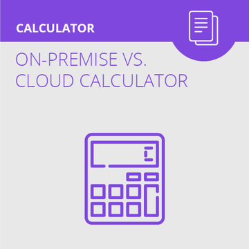 Cloud vs On-Premise Calculator